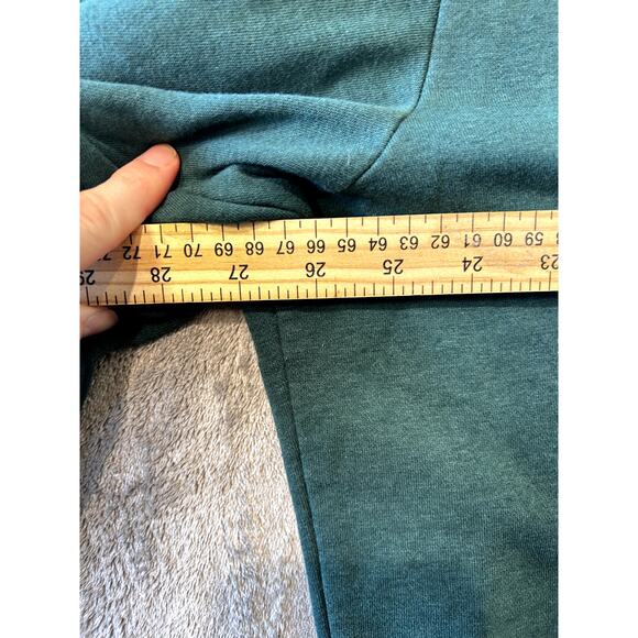 Nike Crew Neck Cropped Sweatshirt Boxy Green Embroidered Size XL Green - Picture 6 of 7